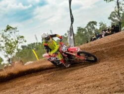 Duet Arsenio dan CRF250R, Bidik Podium di Putaran Ketiga Kejurnas Motocross