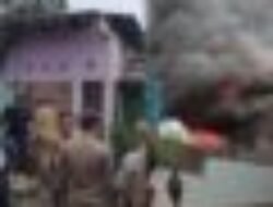Kebakaran di Jampangkulon Sukabumi, Hanguskan Asrama Dua Lantai Pondok Pesantren Alkafi