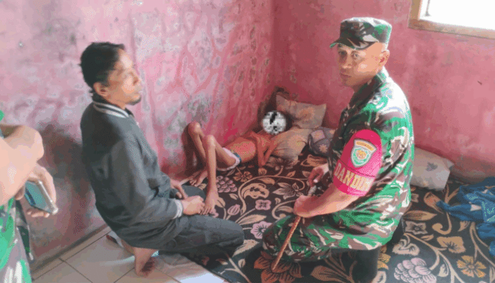 Dandim 0607 Kota Sukabumi Selamatkan Anak Penderita Gizi Buruk, Dibawa Langsung ke RSUD