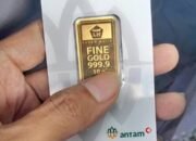 Harga Emas Antam, Turun Jadi Rp1.856.000 per Gram Selasa 2 September 2025