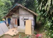 Jual Motor, Anggota Polres Sukabumi Kota Bangun Rumah Reyot Warga Kurang Mampu