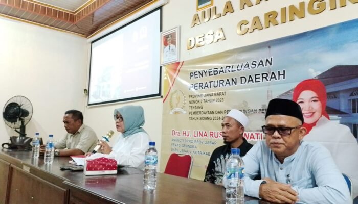 Lina Ruslinawati Sosialisasikan Perda Perlindungan Perempuan di Desa Caringin, Cisolok