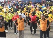 Milangkala Ke-155 Kabupaten Sukabumi, Ribuan Warga Meriahkan CFD, Senam Gurilapss, dan Jalan Santai