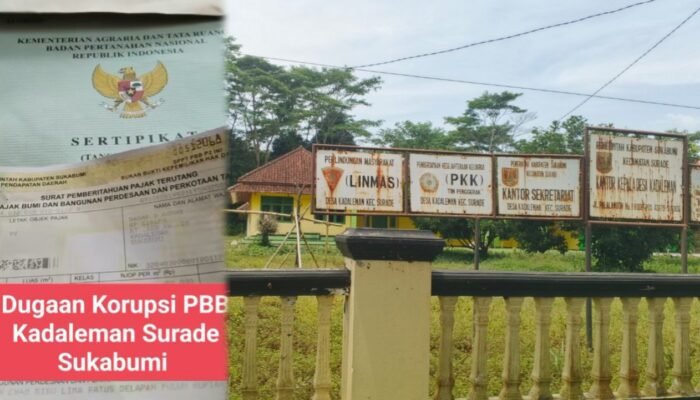 Pemdes Kadaleman Sukabumi Bantah Penyelewengan PBB, Sebut Ada Kesalahan Input Data
