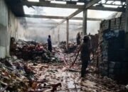Gudang Sembako di Pasar Surade Terbakar, Kerugian Capai Rp5 Miliar