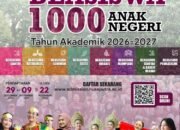 Universitas Nusa Putra Buka Beasiswa 1000 Anak Negeri 2026–2027, Wujudkan Akses Pendidikan Tinggi Berkualitas untuk Seluruh Indonesia