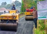 Jalan Poros Desa Wanasari Sukabumi Kini Mulus
