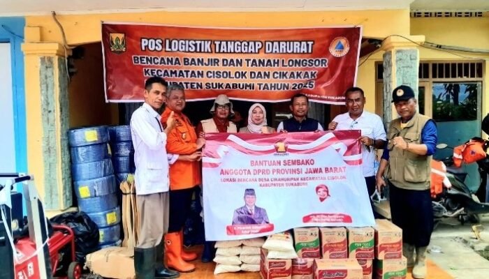 Lina Ruslinawati Peduli Korban Bencana Cisolok