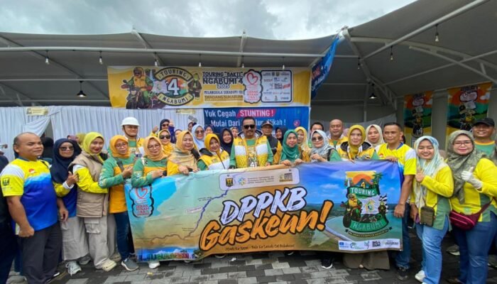 DPPKB Kabupaten Sukabumi Tampil Aktif di Touring Ngabumi