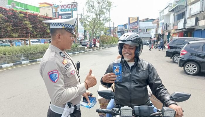 Satlantas Polres Sukabumi Kota Gencarkan Edukasi dan Penindakan Lalu Lintas