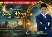Peringati Isra Mi’raj, Kepala Disbudpora Kabupaten Sukabumi Ajak Masyarakat Perkuat Nilai Spiritual