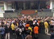 Jalan Provinsi Rusak, BEM PTNU Sukabumi Raya Demo UPTD Bina Marga