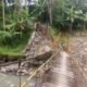 Jembatan Putus di Cikelat Sukabumi