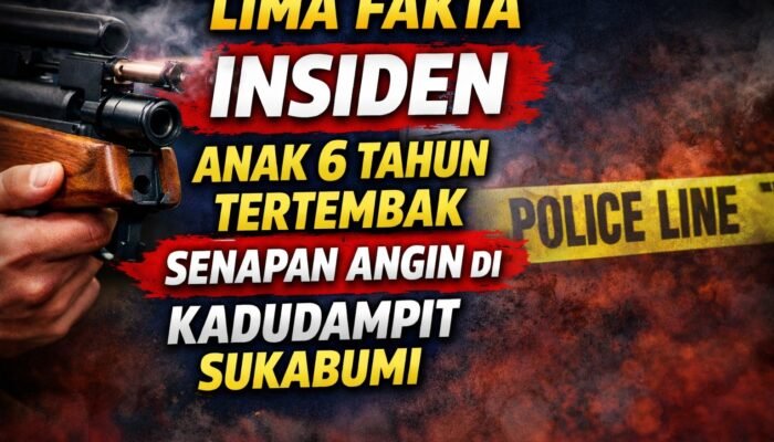Lima Fakta Insiden Anak 6 Tahun Tertembak Senapan Angin di Kadudampit Sukabumi