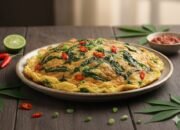 Telur Dadar Daun Singkong, Lauk Sederhana Khas Sukabumi yang Bikin Nasi Cepat Habis