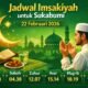 Jadwal Imsakiyah untuk Sukabumi, 4 Ramadan 1447 Hijriah