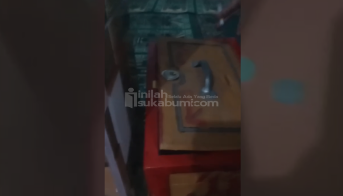 Terulang Lagi, Kotak Amal di Kampung Cibaregbeg Cicurug Sukabumi Dibobol Maling