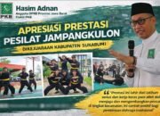 Hasim Adnan Apresiasi Prestasi Atlet Silat Jampangkulon di Kejuaraan Kabupaten