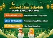 Jadwal Libur Sekolah Selama Ramadhan 2026
