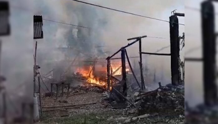Pabrik Tahu di Cicantayan Sukabumi Ludes Terbakar