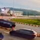 Terekam CCTV,  Mobil Ngebut hingga Terguling di Exit Tol Parungkuda Sukabumi 