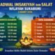 Jadwal Imsakiyah dan Salat untuk Sukabumi Hari Ini, 8 Maret 2026