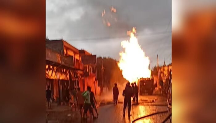 Ini Kronologi Lengkap Terbakarnya Mobil Pengangkut Gas LPG di Palabuhanratu Sukabumi