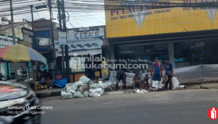 PPK 2.2 Jawa Barat Kecolongan Soal Trotoar yang Dibongkar di Cibadak Sukabumi