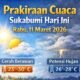 Prakiraan Cuaca Sukabumi Hari Ini, Rabu 11 Maret 2026