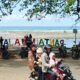 Akhir Libur Lebaran, Kunjungan Wisatawan ke Pantai Minajaya Menurun
