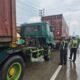Puluhan Truk Sumbu 3 Nekat, Satlantas Sukabumi:  Langgar Aturan SKB