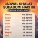 Jadwal Imsakiyah untuk Sukabumi, 13 Ramadan 1447 Hijriah