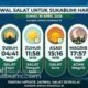 Jadwal Salat untuk Sukabumi Hari Ini, Jumat 10 April 2026