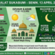 Jadwal Salat untuk Sukabumi Hari Ini, Senin 13 April 2026