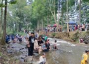 Hidden Gem di Kaki Gunung Gede Pangrango Sukabumi, Sungai di Pasir Datar Caringin Jadi Diserbu Wisatawan