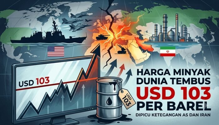 Harga Minyak Dunia Tembus USD 103 per Barel, Dipicu Ketegangan AS dan Iran