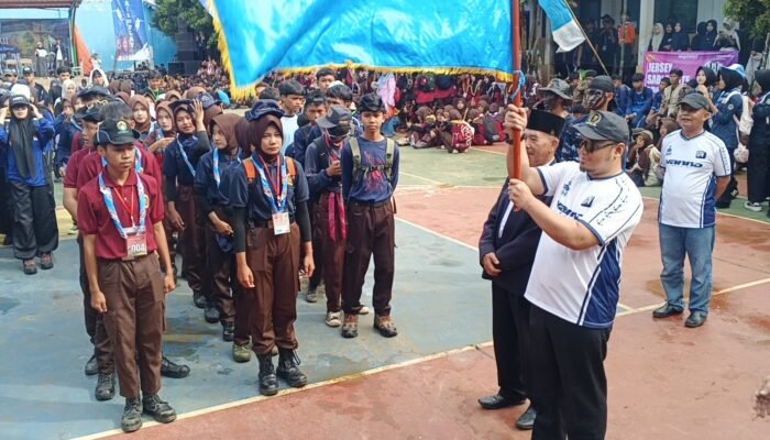1.500 Peserta Ramaikan Lomba Lintas Alam Dies Natalis ke-22 SMKN 1 Surade