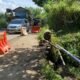 Jembatan di Jalan Alternatif Cibadak Amblas, Warga Soroti Kendaraan Over Kapasitas