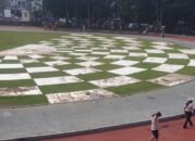 Jogging Track dan Lapangan Basket Lapdek Sukabumi Mulai Rusak