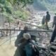 Akses Terputus, Warga Ciangkrek Sukabumi Swadaya Bangun Jembatan Sementara