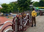 Penampakan 15 Security Jaga Lapangan Merdeka 24 Jam, PKL Minggir!