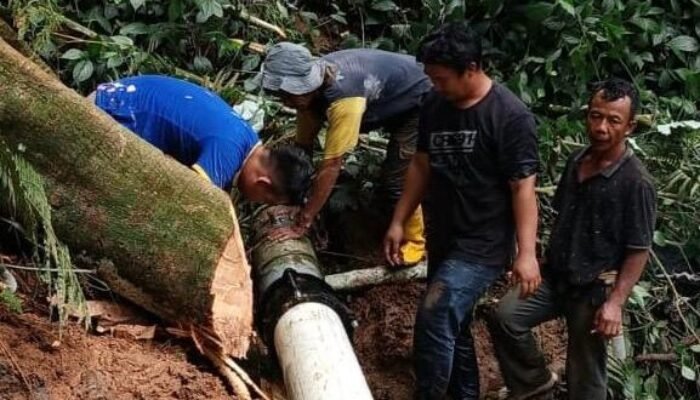 Longsor Rusak Pipa Perumda TJM, Ribuan Konsumen Terdampak