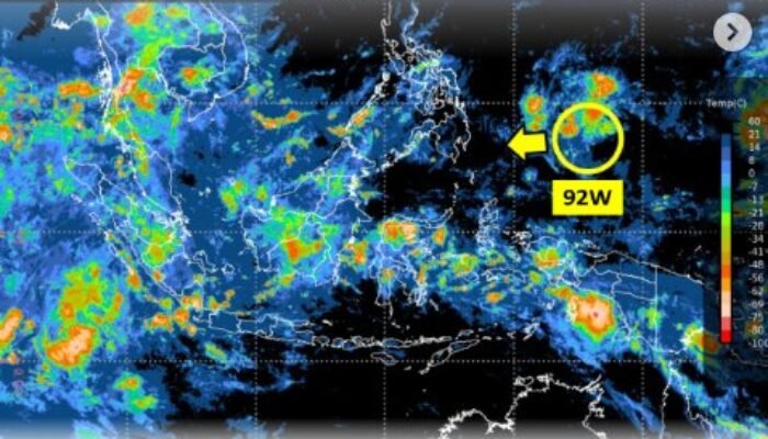 BMKG Pantau Bibit Siklon Tropis 92W, Gelombang Tinggi Berpotensi Terjadi di Perairan Timur Indonesia