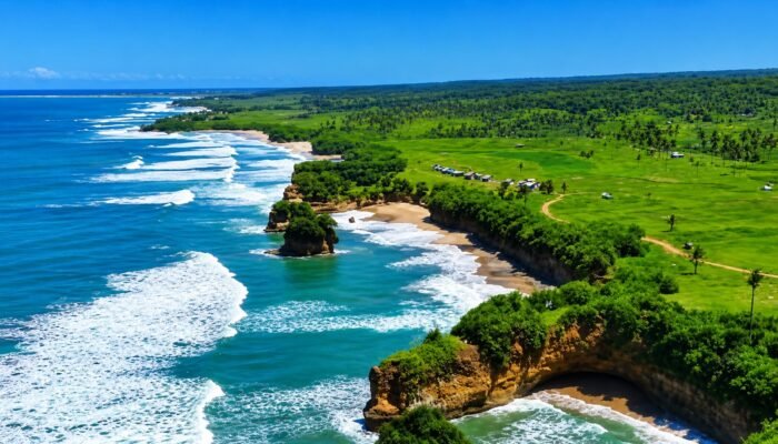 Keindahan Pantai Batu Panganten Mulai Dilirik Wisatawan Lokal dan Luar Daerah