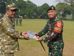 Bupati Sukabumi Melepas Ratusan Prajurit Yon Armed 13 Nanggala Bertolak ke Perbatasan RI-Malaysia