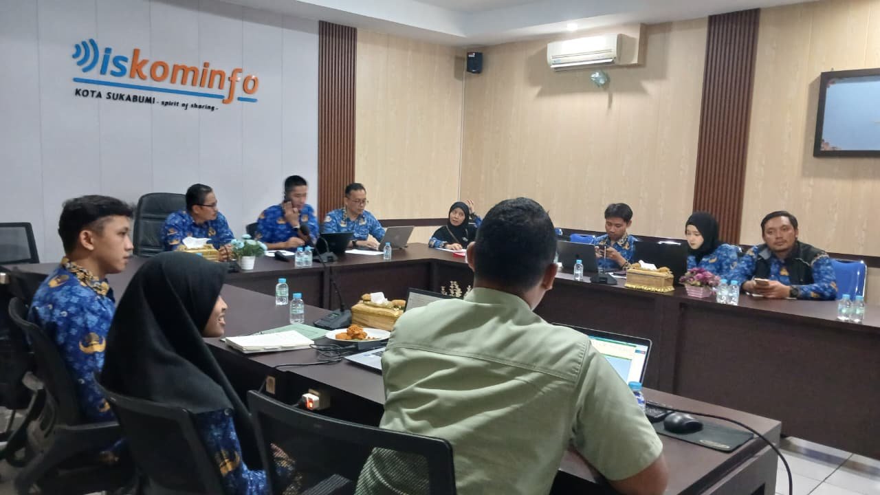 Diskominfo Kota Sukabumi menggelar rapat simulasi