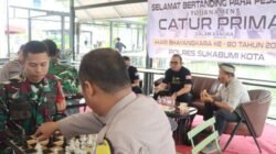 Hari Bhayangkara ke-80, Turnamen Catur Jadi Arena Perkuat Sinergi TNI-Polri dan Warga Kota Sukabumi