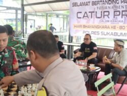 Hari Bhayangkara ke-80, Turnamen Catur Jadi Arena Perkuat Sinergi TNI-Polri dan Warga Kota Sukabumi