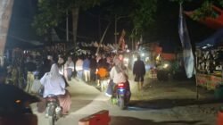 Malam Puncak Hari Nelayan Ujunggenteng ke-60, Arus Kendaraan dan Pejalan Kaki Padati Kawasan Pantai