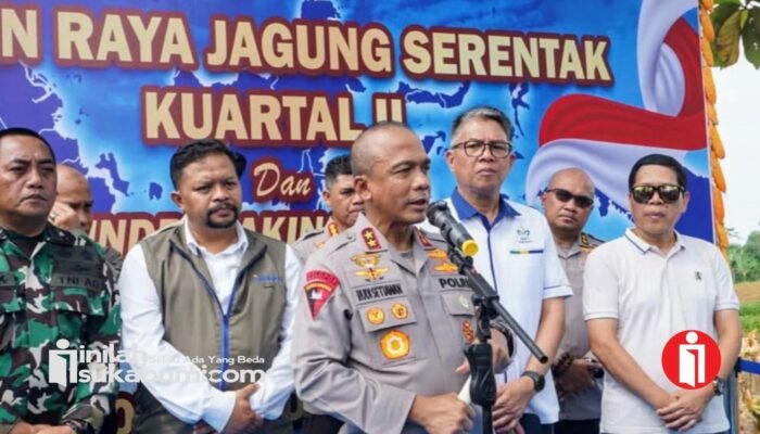 Dukung Ketahanan dan Swasembada Pangan Nasional, Satlantas Polres Sukabumi Rangkul Petani